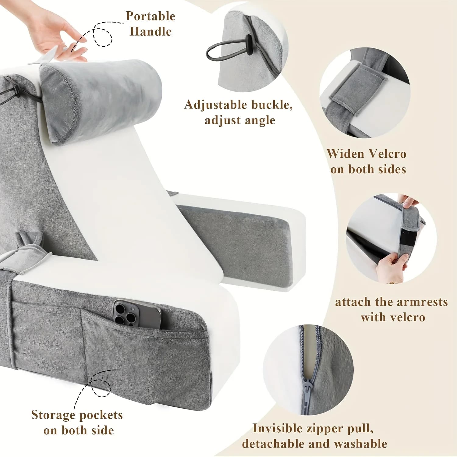 Reading Pillow — dimensions and scale